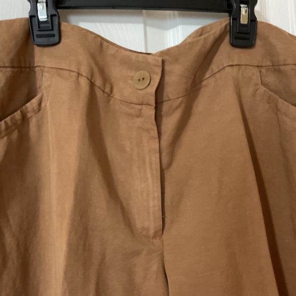 EUC Eileen Fisher wide-leg ankle pants 12 - Picture 5 of 9